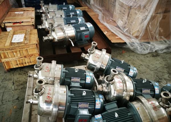 High Speed Centrifugal Transfer Pump Capacity 80 - 180T/D Stainless Steel