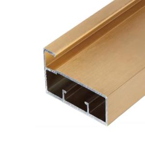 China Woodgrain Aluminium Cabinet Door Frame Profile Extrusion T3-T8 wholesale