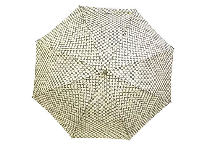 Customized Aluminium Umbrella Polyester / Pongee Fabric Open Diameter 100-103cm