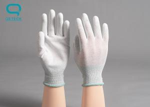 China ESD PU Palm Coated Cleanroom Gloves Anti Static Electronic wholesale