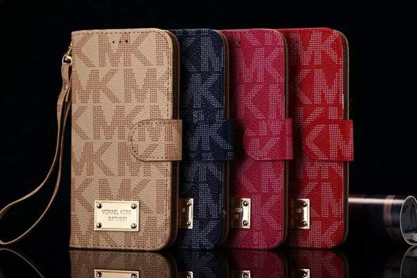 Luxury Mk Brand PU leather TPU Case Cover For iPhone 4 5 6s plus SAMSUNG S6 S7
