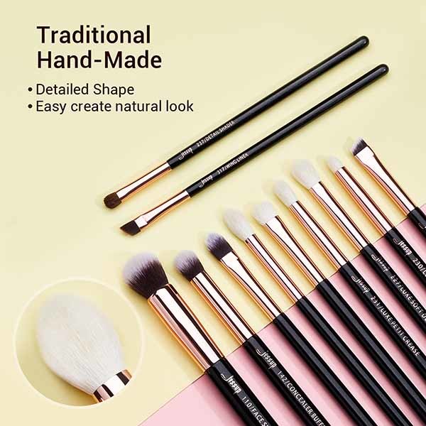 Black 25pcs 25pcs Pro Makeup Brushes Set