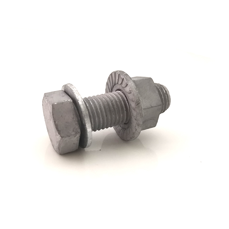 High Tensile B7 Heavy Hex Bolts And Nuts Manufacturing Hot Dip Galvanized Hex Full Thread Bolt With Nut And Washer