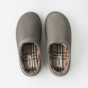 China 46EU Mens Winter House Slippers , Anti Slip Foam Sole Slippers wholesale