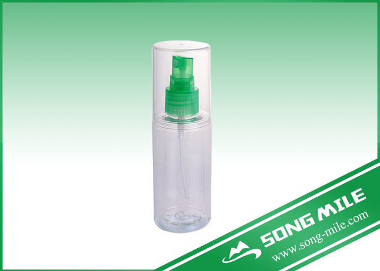 Manual Empty 60ml Fine Mist Spray Bottle with Full Cap