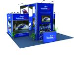 Tension Fabric Graphic Modular Trade Show Booth Portable Lightweight