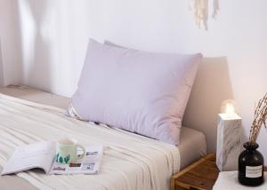 China 40S Plain Cloth 48x74cm Down Feather Pillows wholesale