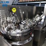 SUS316 Hydraulic Lifting Lotion Mixer Ointment Homogenous Vacuum Emulsifier