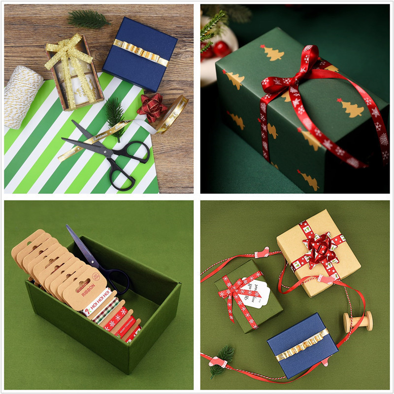 ODM Polyester Ribbon 2mm 10mm 15mm Christmas Gift Wrap Ribbon