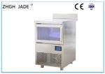 Blue Light Inside Commercial Ice Making Equipment Water Flowing Mode