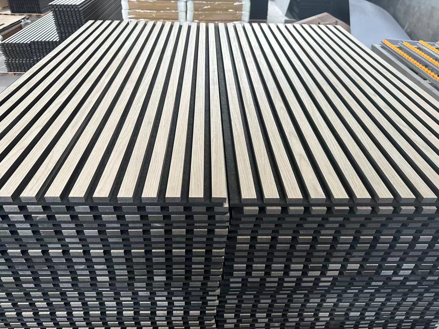 Customized Wood Akupanel Acoustic Panel Wood Wool Veneer Slats Akupanel
