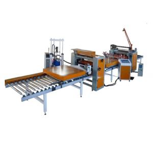 China Woodworking PVC PUR Laminating Machine Automatic Film End Cutting wholesale