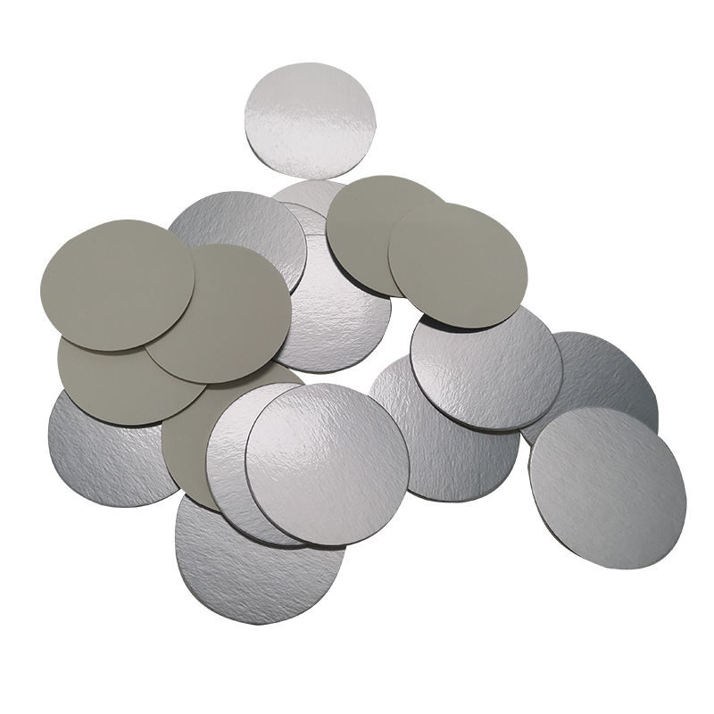 Adhesive Pressure Sensitive Cap Liners / PVDC Seal Liner Gasket Custom Shape