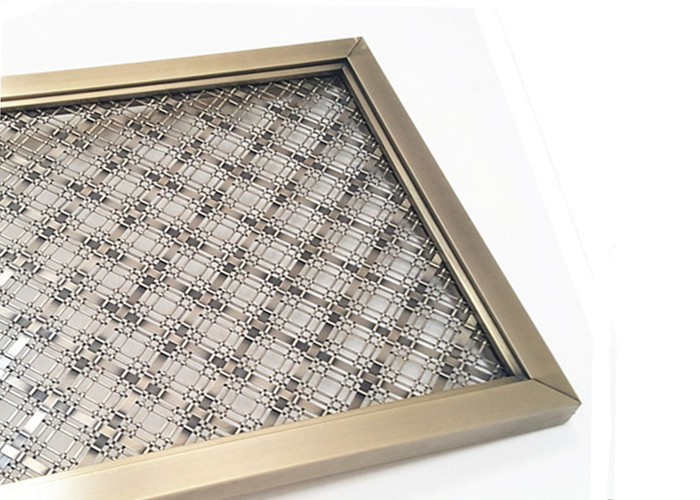 Custom Design Pattern Hole Exterior Wall Cladding Panel With Square Tube Frame