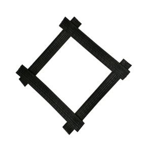 China Wall Retaining Steel Plastic Geogrid Composite High Tension Direction wholesale