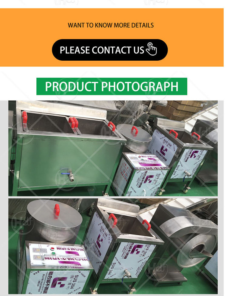 30-200kg/h Potato Fry Machine Potato Crisp Making Machine