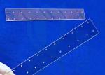92% Transparent Quartz Glass Substrate With Laser Drill Holes