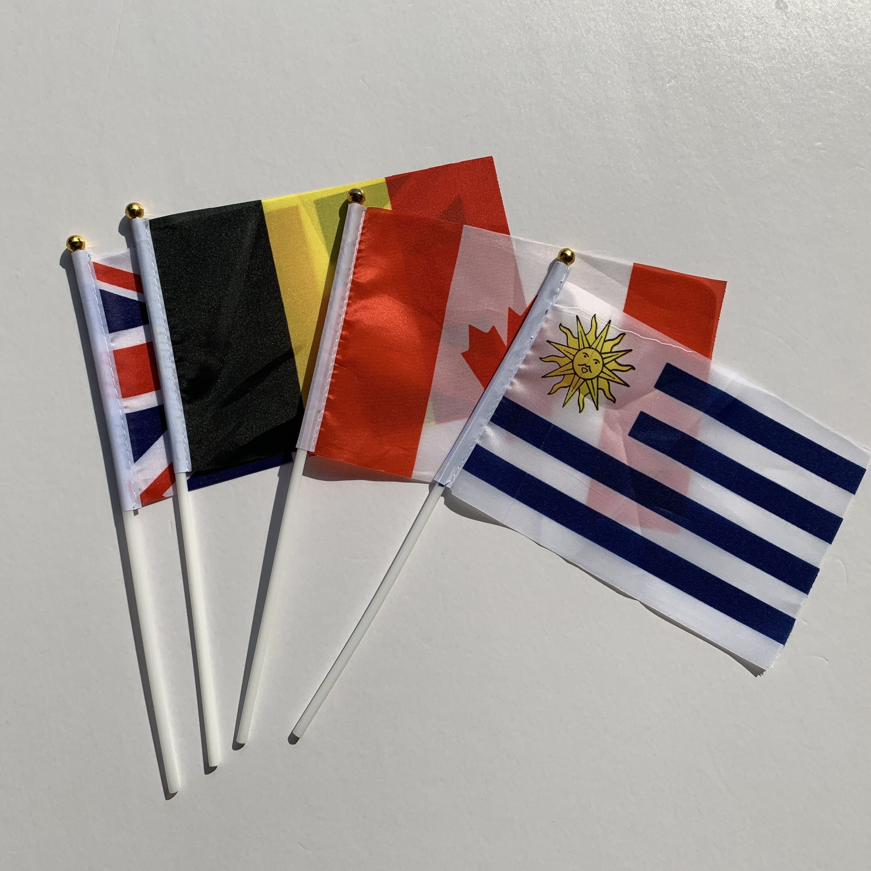 Double Sided Printed Hand Waving Flags
