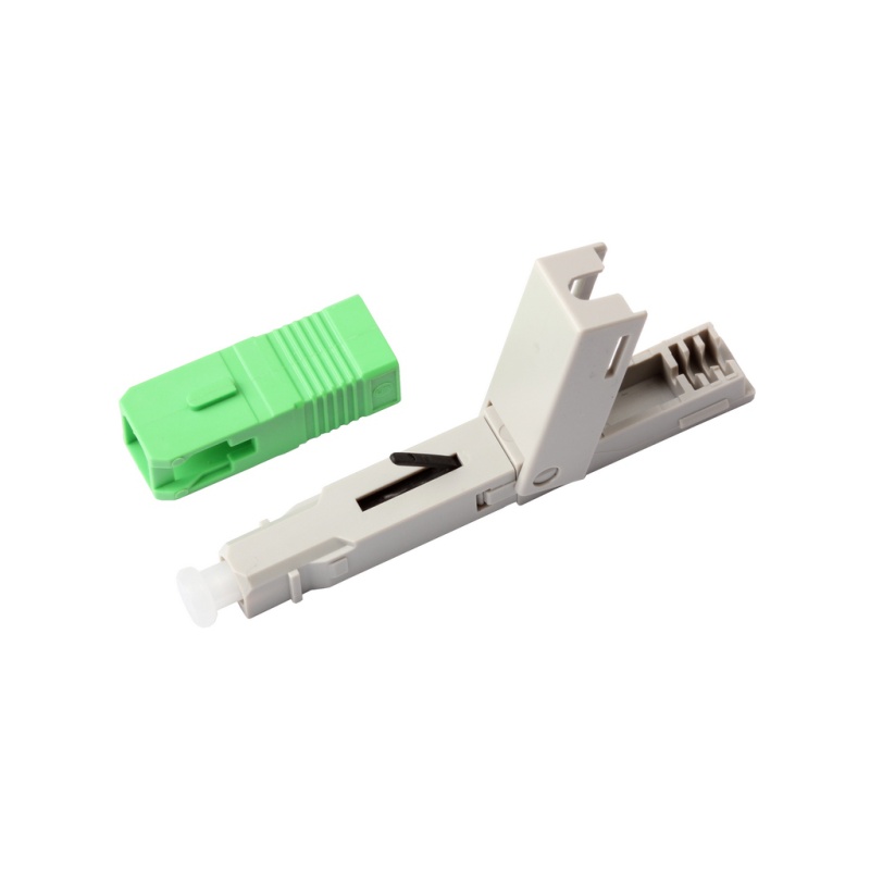 Standard/Earless Simplex LC APC Fiber Adapter Plate for Optical Fiber Connection