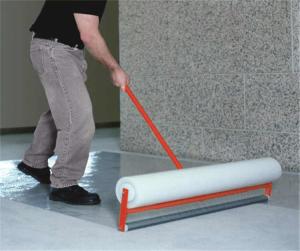 China Heat Proof 21'' 100m Carpet Shield Self Adhesive Film No Glue Residue wholesale