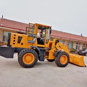 China Wheel Front End Loader 96Kw 2500mm Wheelbase 30mm Boom Thickness wholesale