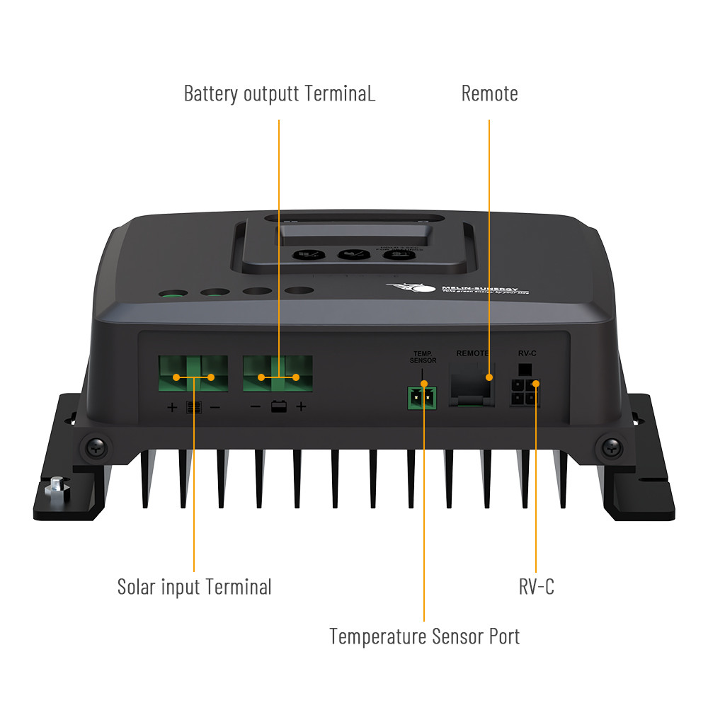 Bluetooth 12 Volt MPPT Solar Charge Controller 30A for both lead acid and lithium battery