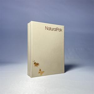 China Beige Luxury Jewelry Packaging Boxes Jewellery Cases For Earrings wholesale