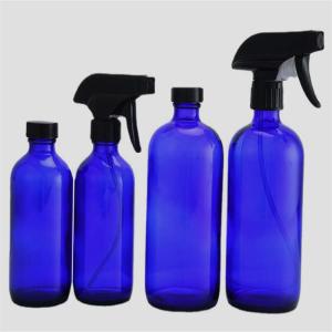 China Multifunctional Amber Blue Glass Spray Bottles Thickened 230ML 500ML wholesale