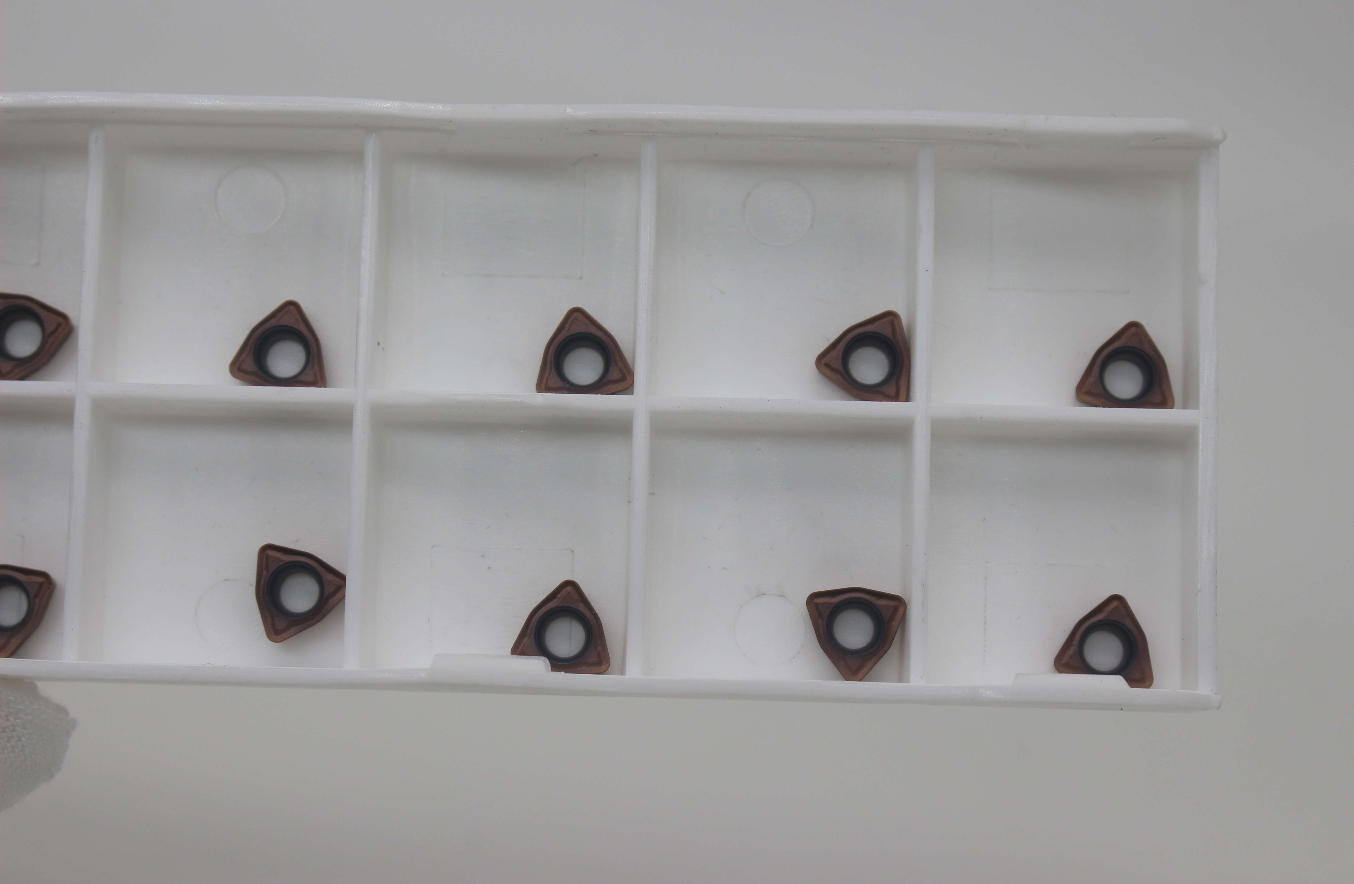 CNC Tungsten U Drill Inserts Fast Feed WCMX030208 CVD Coating