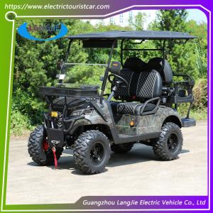 China 2 Seats Street Legal Electric Golf Carts 4 Wheel Drive Mobility Scooter 5Kw Motor Power wholesale