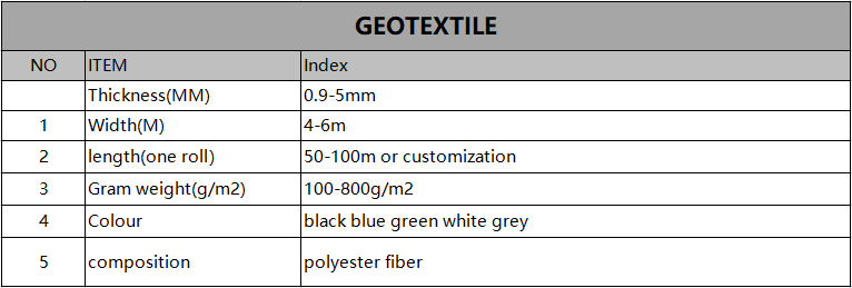 PP PET Non Woven Geotextile Fabric Filament Geotextile for Environmental Protection