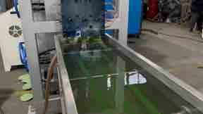 Automatic Winding PET Strap Production Line 9mm-25mm Outputting 1.5 Tons/24H From PET Flakes Or Granules