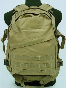 China Hot sale khaki 3 Days Tactical backpack wholesale
