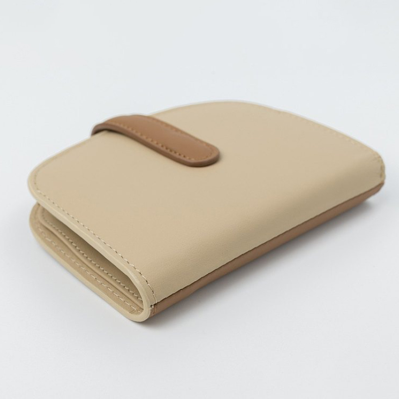 Fashionable Leather Shell-Shaped Mini Korean Version Ins Coin Purse Wallet for Ladies