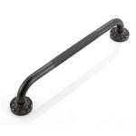 bathroom toilet grab rail black Bronze Bathroom Safety Grab Bars Chrome Knurled