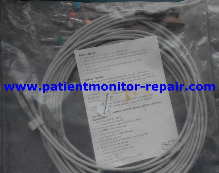 CAM 14 Medical Equipment Accessories ECG Leadwire Set 10 Leads Banana Connector