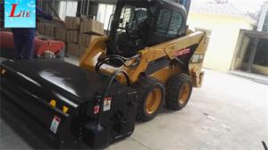 China Lujie Sweeper Box Broom Skid Steer 72 Attachment skid steer broom attachments wholesale