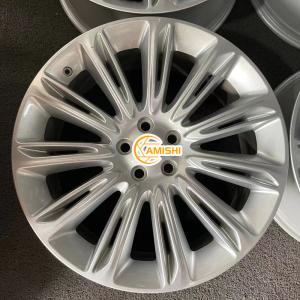 China ET49 Silver 22 Inch Light Alloy Cast Wheel Rims Multi Spoke wholesale