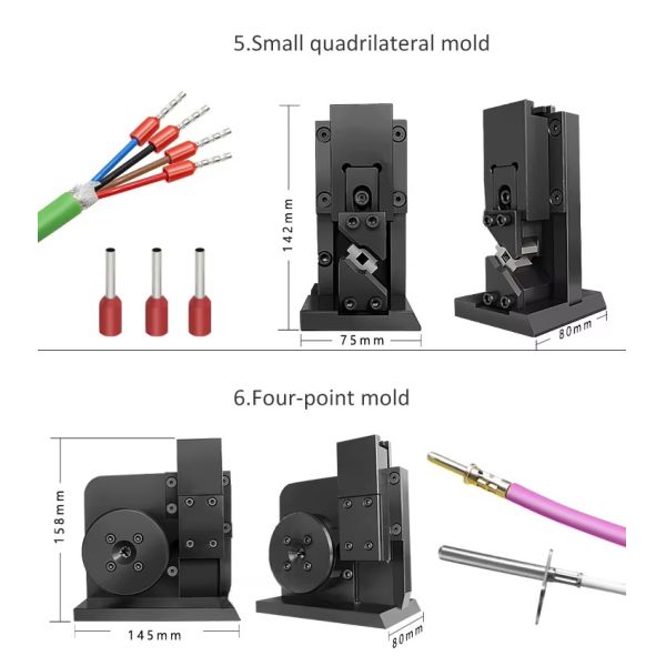 Heavy Duty 30T Square Terminal Crimping Machine Equipment Multi Application Renewable Energy Production Machinery