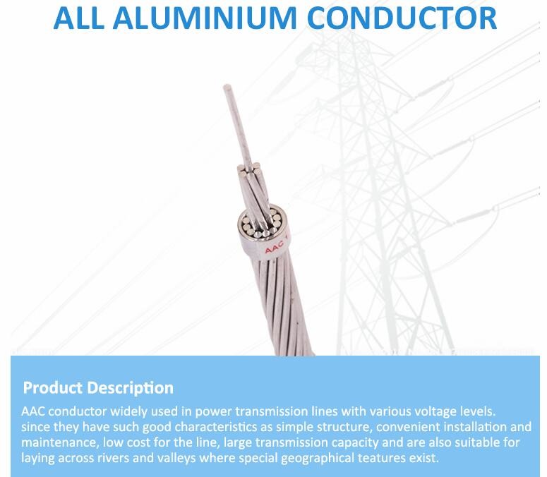 All Aluminium Alloy Conductor AAC Conductor Stranded AAC Electrical Wire