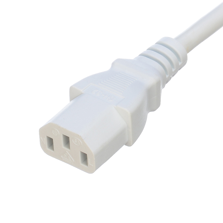 Certified SNI 2 Pin With Earth Contact Schuko Plug to 2XC13 Female Y Type Splitter Power Cord SNI Extension Cord 250V/16A