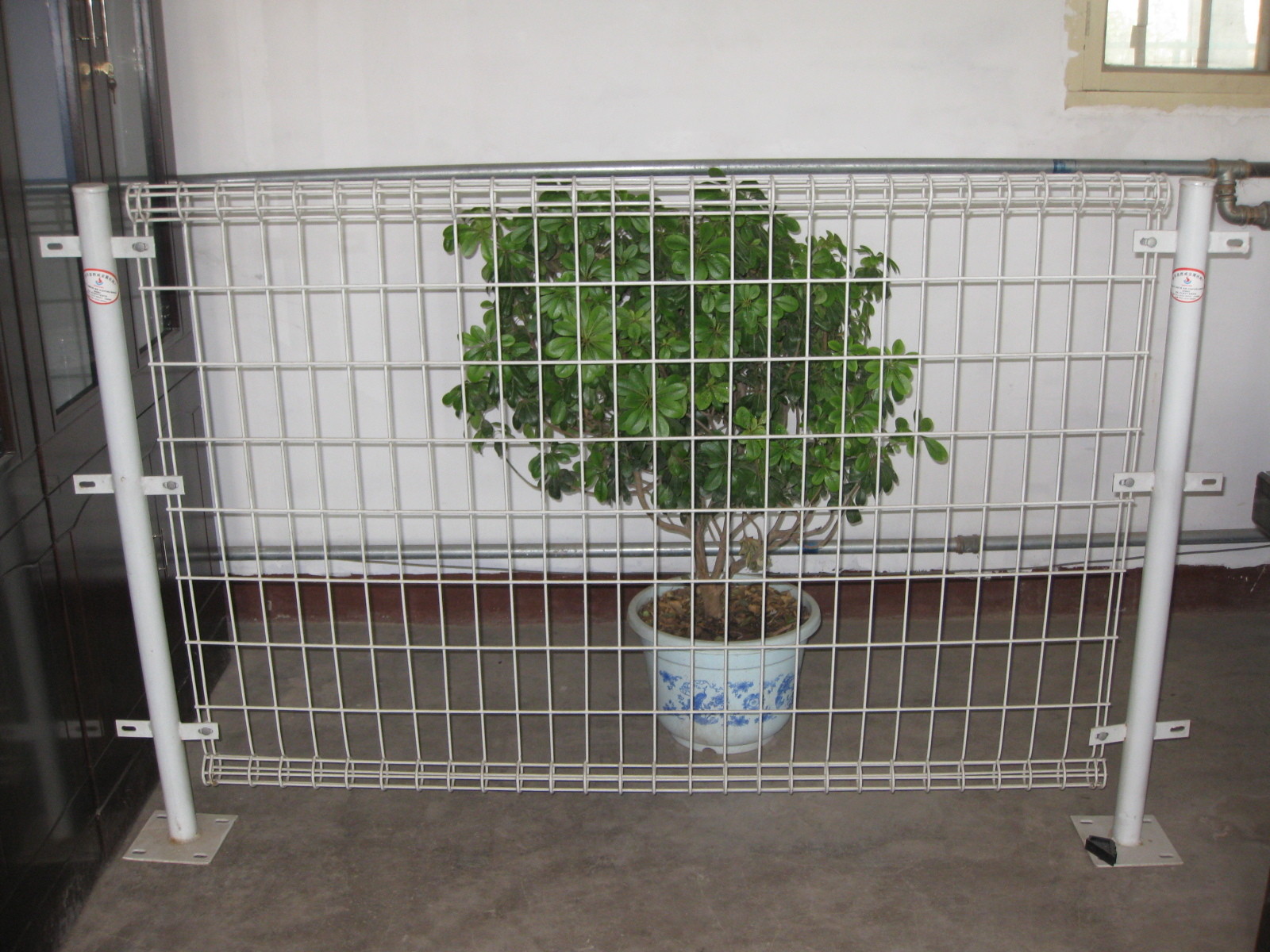 powder coated double loop wire mesh metal garden fence