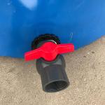 Portable 0.7mm PVC Tarpaulin Collapsible Water Storage Barrel 200L
