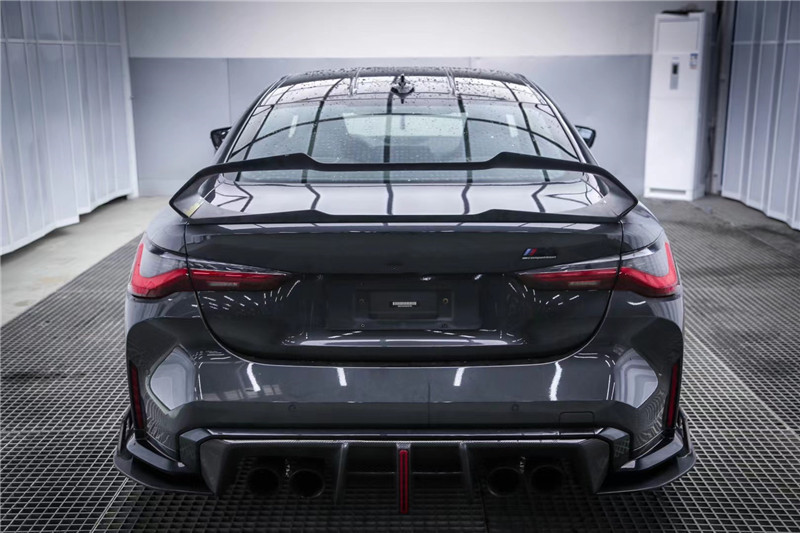 Carbon Fiber Spoiler Carbon Fiber Spoiler for BMW 4 Series M4 G22 G82 G82 G22 Carbon Fibre Tail Spoiler Body Kit