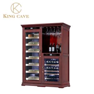 China Multi-Function Display Temperature Humidity Control Wine Cigar Cabinet wholesale