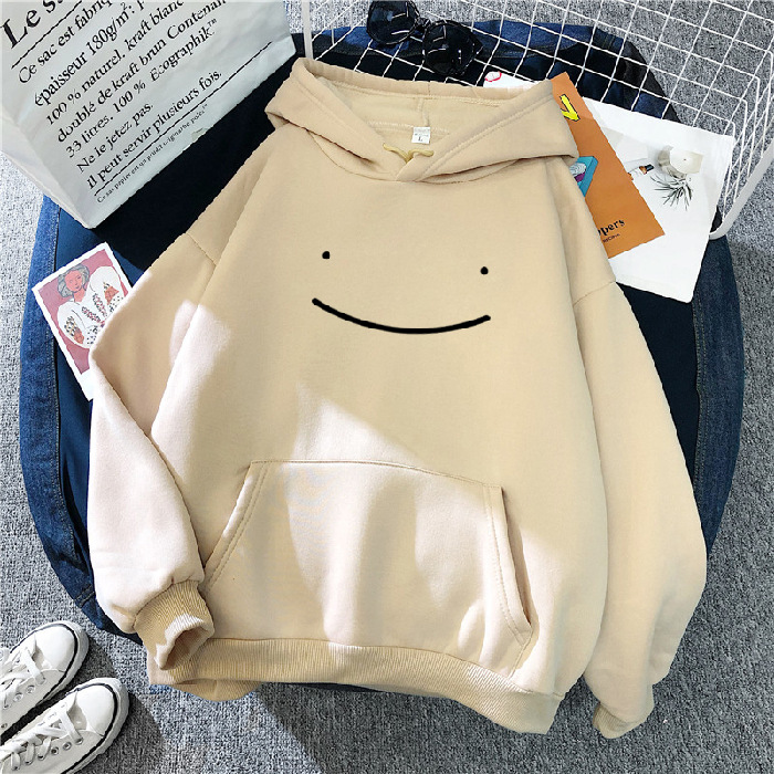 Polyester Hoodie Sweatshirts For Sublimation Printing Smile Face Women'S Casual Sporty Pullover Hoodies Unisex