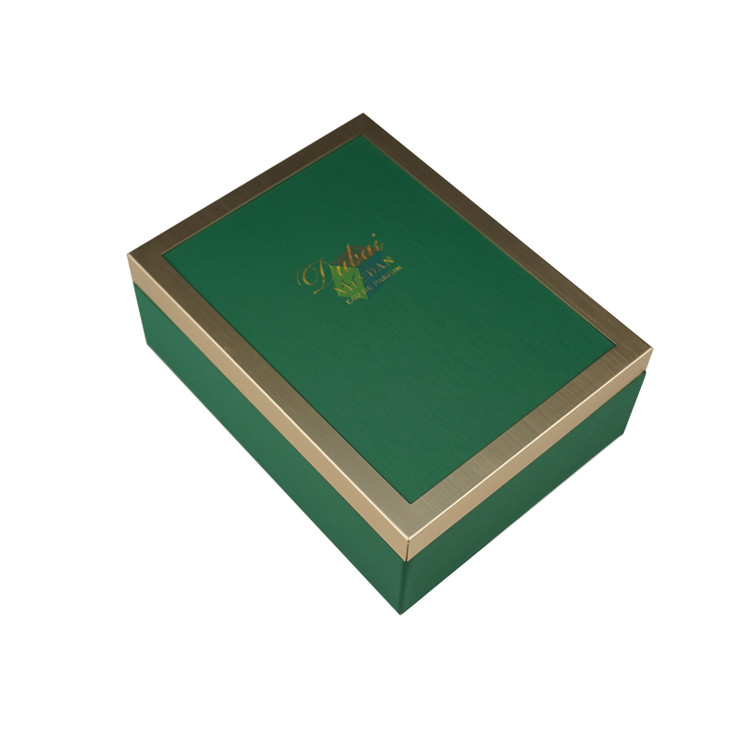 Luxury High End Handmade Paper Display Hard Cardboard Dubai Perfume Box Packaging With Insert