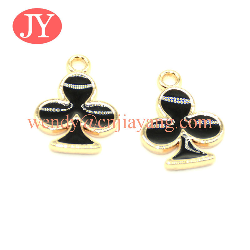 customized black enamle cat hanging plating epoxy gold metal tag