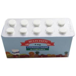 China Cyproheptadine Tablets 4mg sedating antihistamines durg, BP/USP GMP wholesale