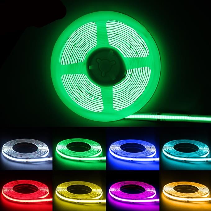 16.4ft IP20 Indoor RGB COB LED Strip Durable 5050SMD 3528SMD